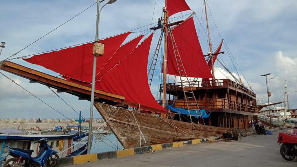 Potret Kapal Pinisi Terpidana Jiwasraya yang Dilelang Rp 7,4 M