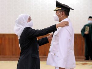 Wabup Tulungagung Resmi Dilantik, Ini Pesan Khusus Gubernur Khofifah