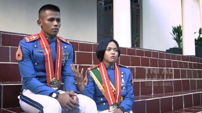 Letda Inf M.I. Nasution atau Indra dan Letda Chb (K) Sheila Nasution