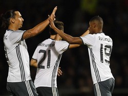 Rashford juga pernah bermain bareng Zlatan Ibrahimovic (Getty Images)