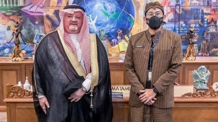Sandiaga Uno dan Dubes Arab Saudi