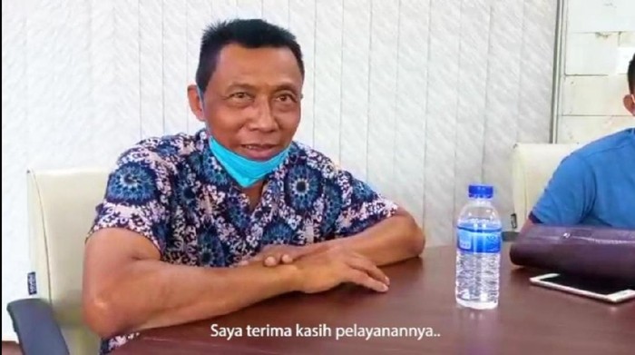 Sunardi, pengusaha pemilik dompet dan cek senilai Rp 35,9 miliar yang tercecer di Bandara Soekarno-Hatta