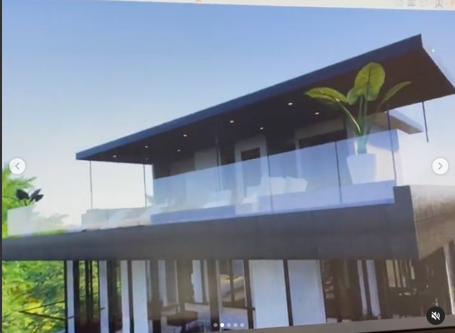 Di bagian atas, terdapat roof-top untuk bersantai. Pagar kaca memungkinkan penghuni menikmati pemandangan secara jelas. (Foto: Instagram/@inijedar @v.andrianto)