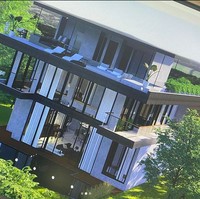 Belum lama ini di Instagram, Jessica Iskandar dan Vincent Verhaag memamerkan desain rumah baru mereka. Tampak depan, rumah tersebut hadir dalam arsitektur yang bergaya minimalis-tropis. (Foto: Instagram/@inijedar @v.andrianto)