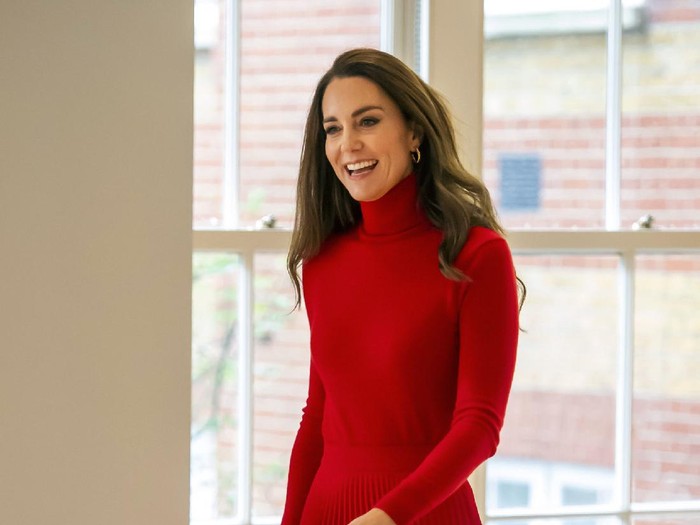 Kate Middleton Britains Kate, Duchess of Cambridge arrives for the launch of the Forward Trusts Taking Action on Addiction campaign at in BAFTA, London, Tuesday, Oct. 19, 2021. (Paul Grover/Pool Photo via AP)