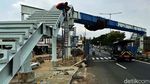 Intip Pembangunan JPO di Jalan Kolonel Sugiono Jaktim