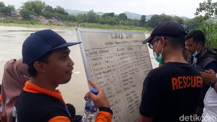 perahu tambang tenggelam di bojonegoro