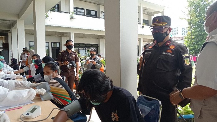 Wakajati DKI Tinjau vaksinasi di Jaksel