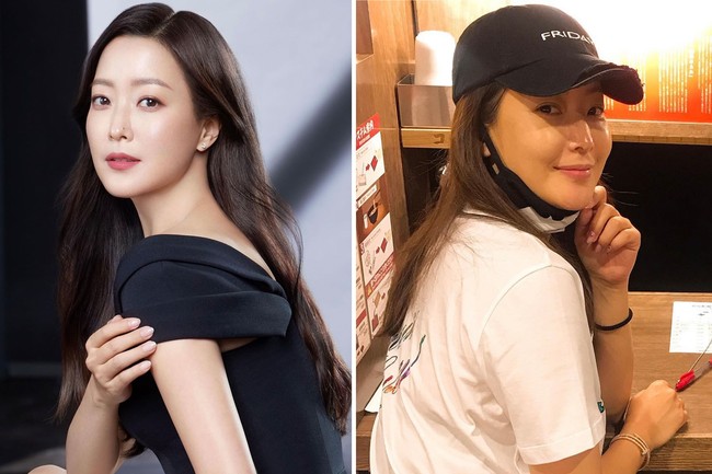 Artis berumur 44 tahun ini menampilkan kecantikan alami saat tak pakai makeup. Terlihat awet muda, Kim Hee Sun dipasangkan dengan Rowoon yang berumur 25 tahun dalam drama Korea Tomorrow. Foto: Instagram @lovely.katie.k