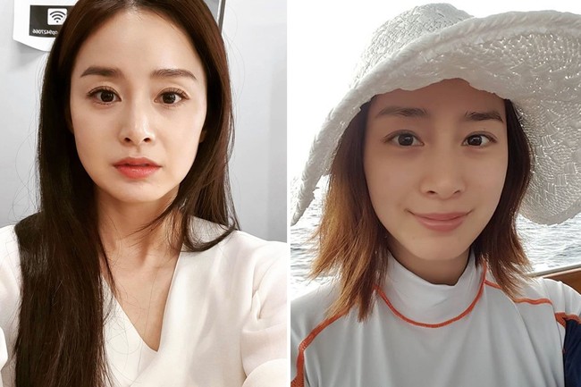 Tak mengherankan bila Kim Tae Hee terlihat cantik tanpa makeup. Sebab artis berumur 41 tahun ini diperhitungkan sebagai salah satu wanita tercantik di Korea Selatan. Ia semakin banyak setelah membintangi drama Korea Hi Bye Mama. Foto: dok Instagram @kimtaehee99