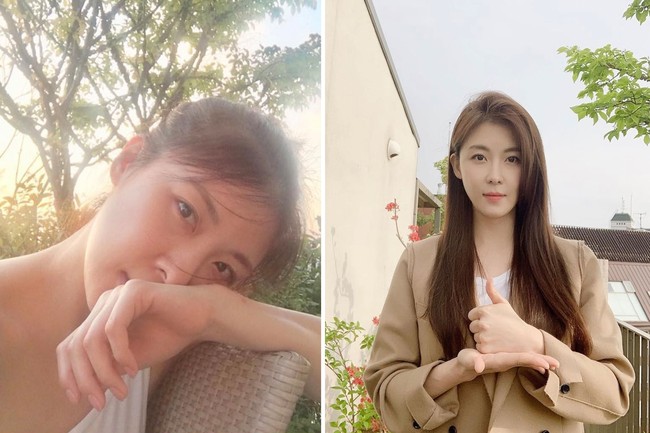 Ha Ji Won identik dengan perannya dalam drama Korea Secret Garden dan Memories of Bali. Artis berumur 43 tahun itu tidak terlihat jauh berbeda saat memakai makeup maupun bareface. Foto: Instagram @hajiwon1023