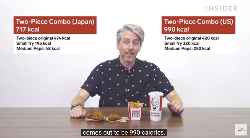 Beda KFC Jepang dan Amerika, Porsi dan Kalori Menunya Curi Perhatian!