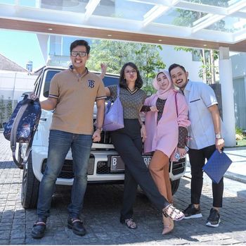 Foto Shandy bersama Vanessa dan Bibi.