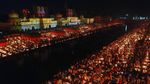 Gemerlap Ribuan Lampu di India yang Pecahkan Rekor Dunia