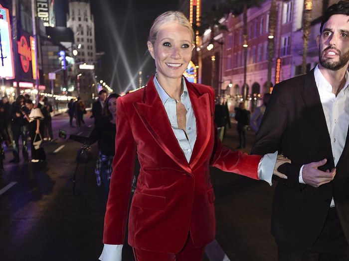 Gwyneth Paltrow di Gucci Fashion Show Gwyneth Paltrow attends the Gucci