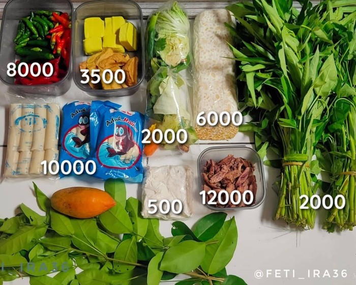 Hemat Banget! Wanita Ini Hanya Habiskan Rp 700 Ribuan untuk Belanja Sebulan