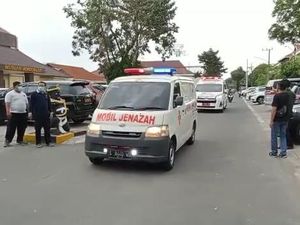 Kedatangan Jenazah Vanessa Angel di RS Bhayangkara