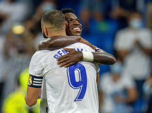 Alamak... Jumlah Gol Vinicius-Benzema Samai Golnya Barcelona