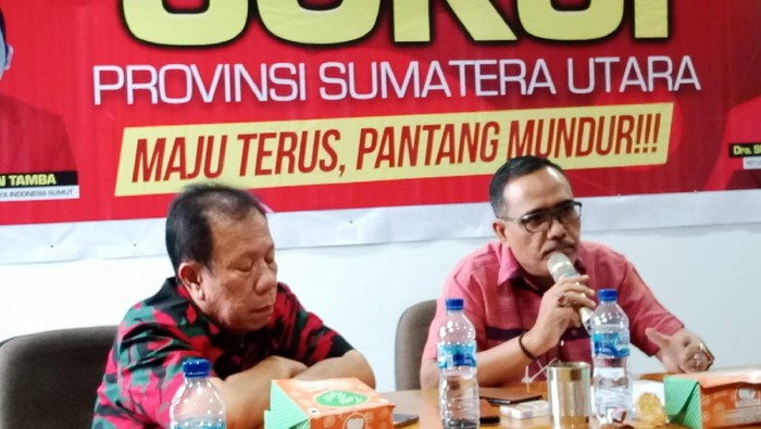 Ketua SOKSI Sumut Sangkot Sirait