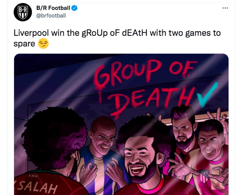 Meme Liverpool group of death