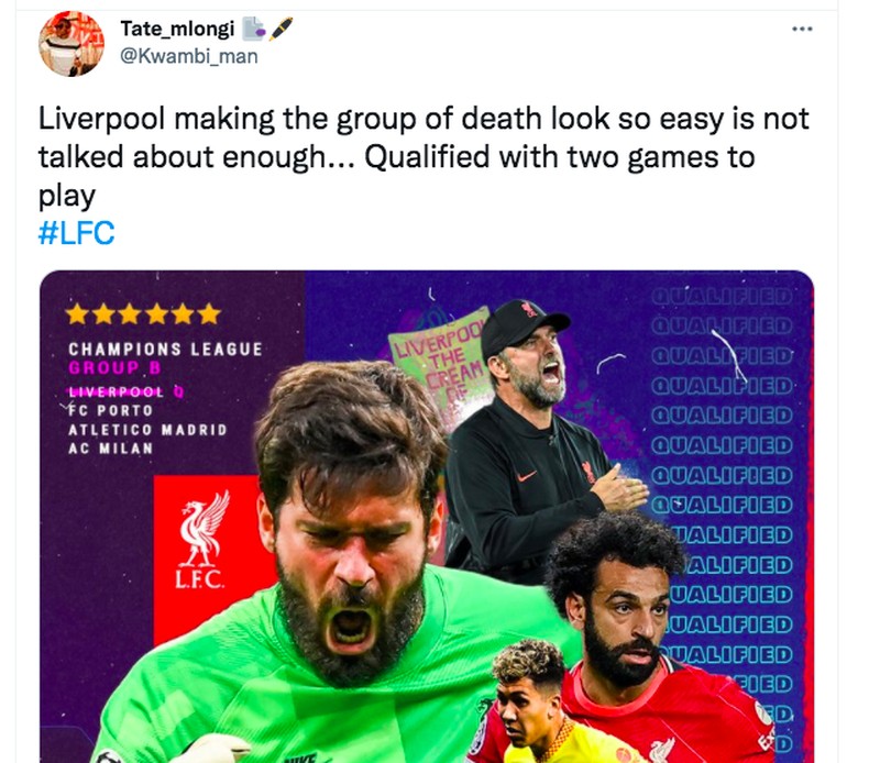 Meme Liverpool group of death