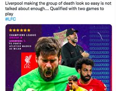 Liverpool Lolos Mudah, Netizen: Apa Itu Grup Neraka?