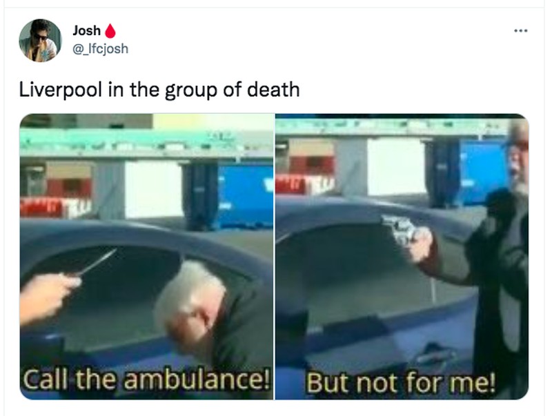Meme Liverpool group of death