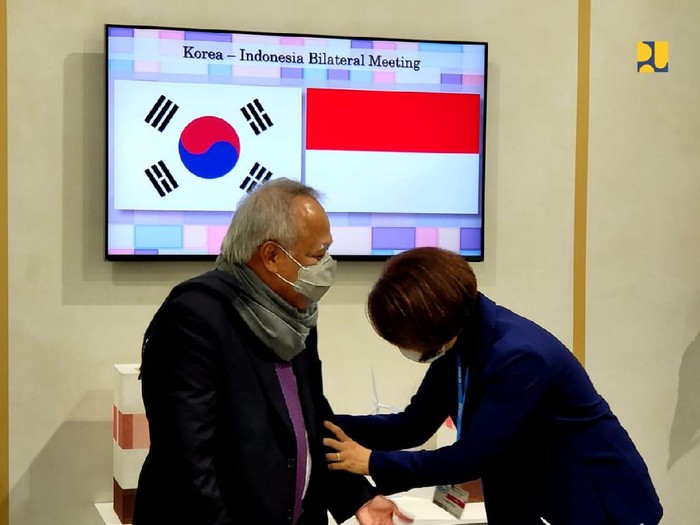 Menteri PUPR Basuki Hadimuljono bertemu Menteri Lingkungan Korea