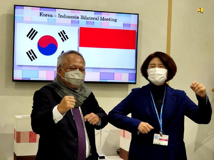 Menteri PUPR Basuki Hadimuljono bertemu Menteri Lingkungan Korea