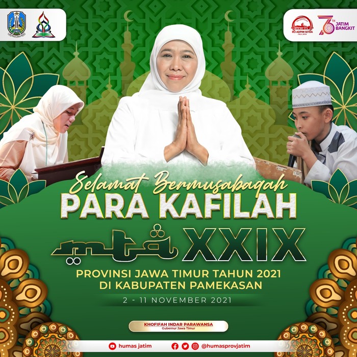 MTQ XXIX Jatim Dimulai, ini Pesan Gubernur Khofifah