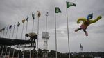 Persiapan Stadion Mandala Sambut Pembukaan Peparnas Papua