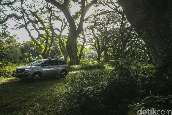 Wuling Almaz RS di Hutan De Djawatan Banyuwangi