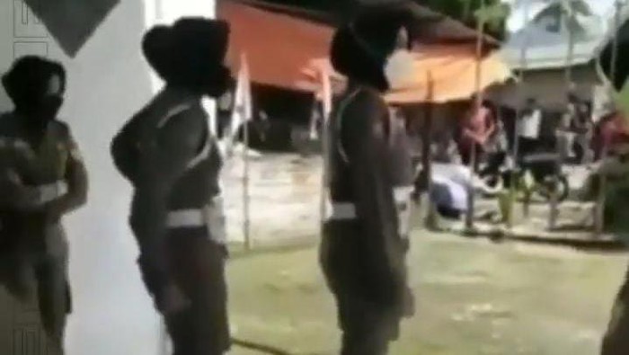 Screenshot Video Viral Satpol PP Diusir Warga (Foto: dok Istimewa)