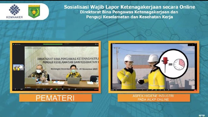 Sosialisasi WLKP Secara Online