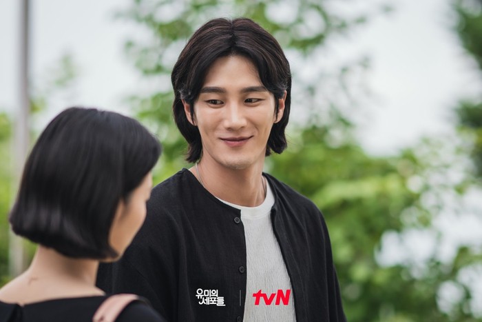 Tanda cowok naksir. Foto: dok. tvN Tanda cowok naksir. Foto: dok. tvN