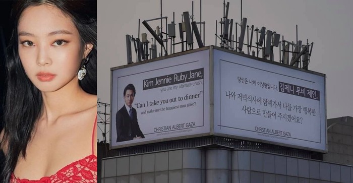 Wow! Fans Ini Ajak Makan Malam Jennie BLACKPINK Lewat Pesan di Billboard