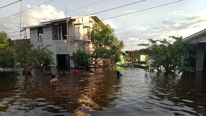 Banjir melanda enam kecamatan di Kabupaten Kapuas Hulu, Kalimantan Barat (Kalbar) (dok BNPB)