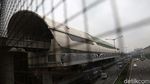 Progres Pembangunan LRT Jabodebek di Jatibening, Bekasi