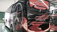 Sebagai gambaran, bus SHD memiliki tinggi 3.850 mm, bus HD memiliki tinggi 3.724 mm, dan bus MHD tingginya 3.710 mm. Lalu bicara tinggi bagasinya, bus SHD memiliki tinggi bagasi 1.300 mm, bus MHD 1.200 mm, dan bus HD 1.080 mm. Foto: Dok. Adiputro