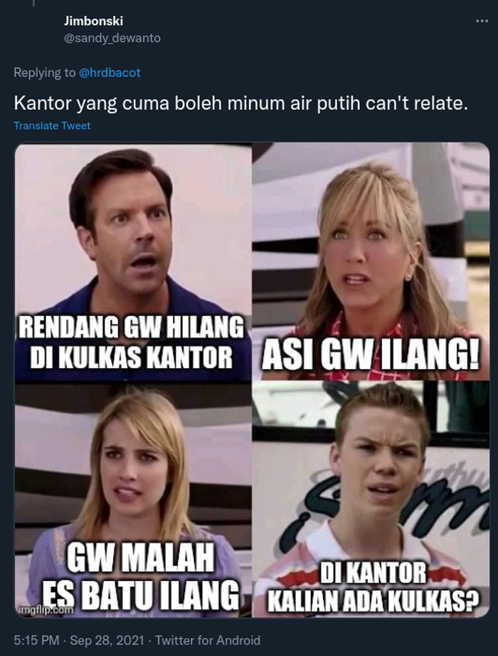 curhat kehilangan makanan di kulkas kantor