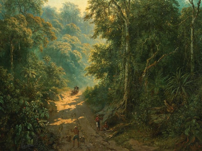 Lukisan Raden Saleh A View of Megamendung atau Pemandangan Megamendung Dilelang Rp 24,8 Miliar