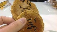 Jepang juga memiliki makanan eksotis dan ekstrem. Berupa keripik tawon, tawonnya direbus dan dikeringkan lalu digoreng bersama adonan keripik. Foto: Listaka