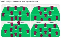 Meme Xavi Hernandez Pulang ke Barcelona untuk melatih