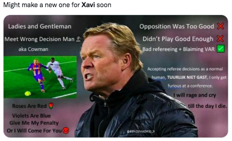 Meme Xavi Hernandez Pulang ke Barcelona