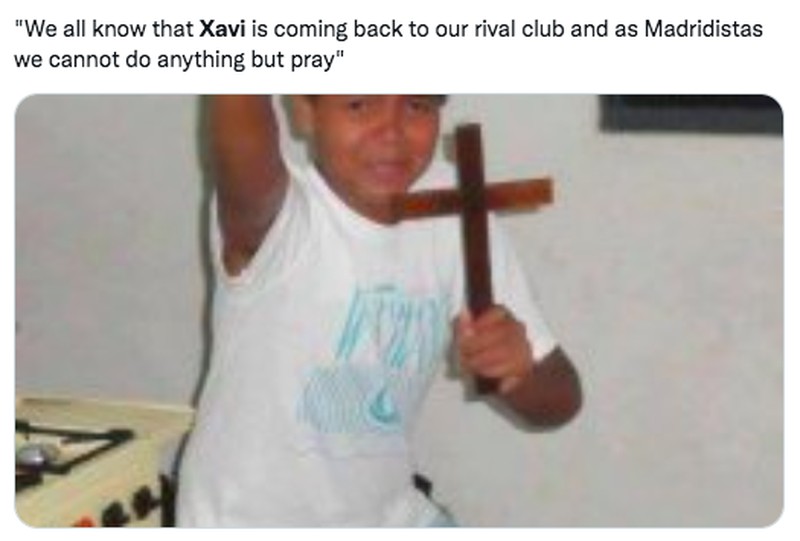 Meme Xavi Hernandez Pulang ke Barcelona