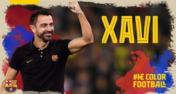 Meme Xavi Hernandez Pulang ke Barcelona untuk melatih