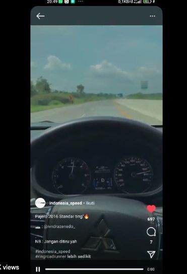 Video Mobil Ngebut 190 Km/Jam Dikaitkan Vanessa Angel, Dipastikan Hoax!