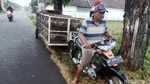 Saat Peternak di Klaten Gembalakan Itik Pakai Gerobak Motor
