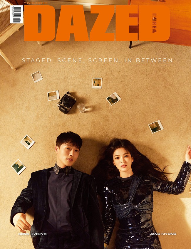 Pasangan yang terpaut 10 tahun ini sebelumnya memancarkan chemistry dalam poster drama Korea Now We Are Breaking Up. Penggemar dapat menantikan aksi Song Hye Kyo dan Jang Ki Yong saat penayangan perdananya pada 12 November 2021. Foto: dok. Dazed Korea