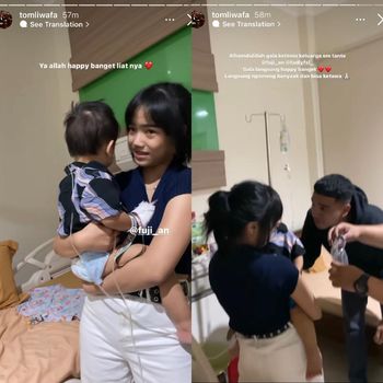 Tom Liwafa mengabadikan momen Gala dan Fuji.